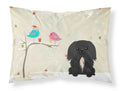 Christmas Presents between Friends Pekingese - Black Standard Pillowcase Lightweight Super Soft Easy Care Decorative Artwork Pillowcase, Standard