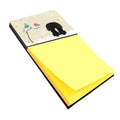 Christmas Presents between Friends Pekingese - Black Watercolor Sticky Note Holder Refillable Dispenser Desk Accessory 3x3 Pad Gift
