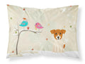 Christmas Presents between Friends Jack Russell Terrier Standard Pillowcase Lightweight Super Soft Easy Care Decorative Artwork Pillowcase, Standard