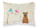 Christmas Presents between Friends Chinese Chongqing Dog Standard Pillowcase Lightweight Super Soft Easy Care Decorative Artwork Pillowcase, Standard
