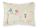 Christmas Presents between Friends English Bulldog - White Standard Pillowcase Lightweight Super Soft Easy Care Decorative Artwork Pillowcase, Standard
