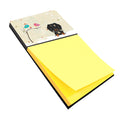 Christmas Presents between Friends Dachshund - Wire - Dapple Watercolor Sticky Note Holder Refillable Dispenser Desk Accessory 3x3 Pad Gift