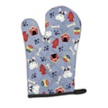 Dog House Collection French Bulldog Piebald Oven Mitt Heat Resistant Thick Oven Mitt for Hot Pans and Oven, Kitchen Mitt Protect Hands, Cooking Baking Glove