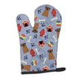 Dog House Collection Mastiff Brindle Oven Mitt Heat Resistant Thick Oven Mitt for Hot Pans and Oven, Kitchen Mitt Protect Hands, Cooking Baking Glove