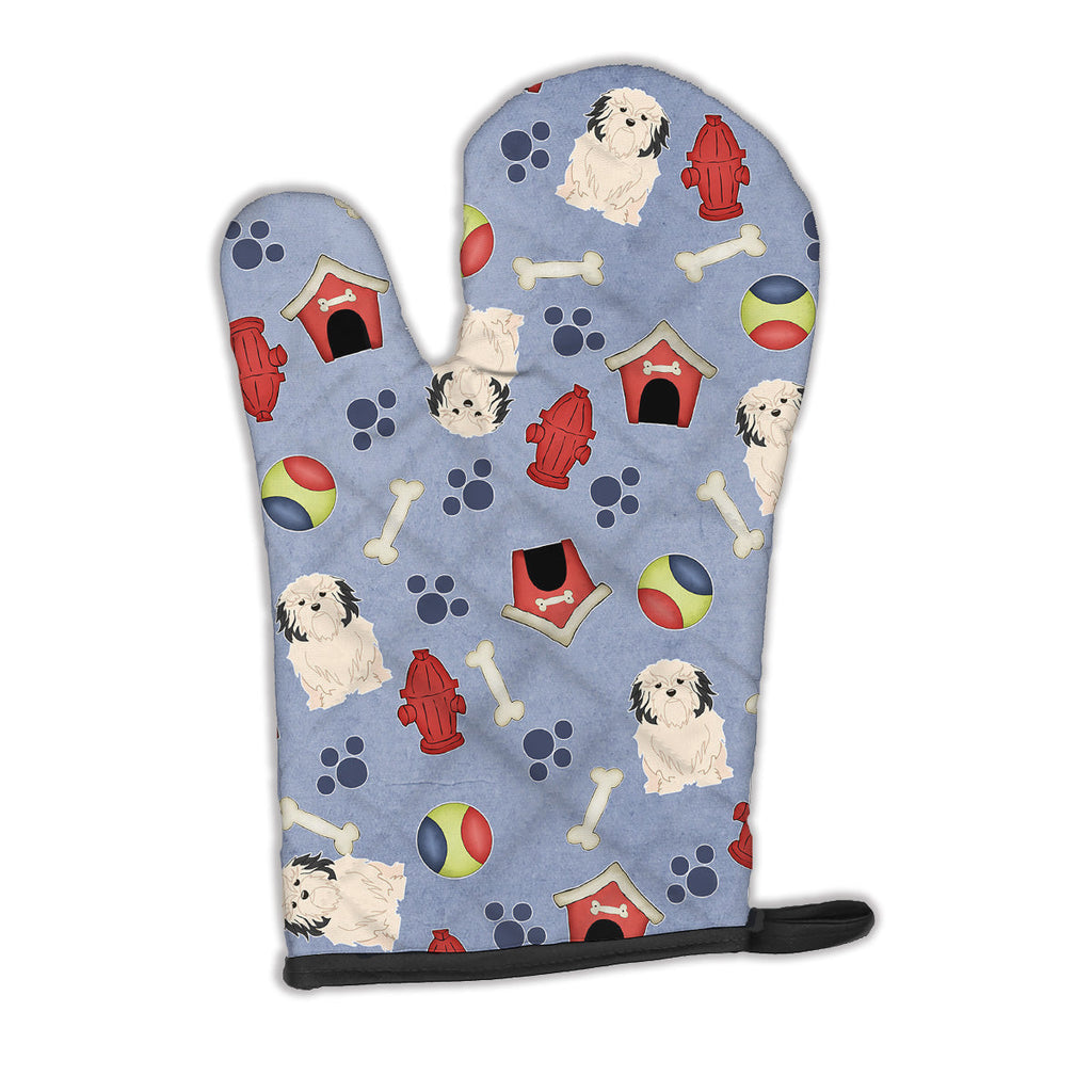 Dog House Collection Lowchen Oven Mitt Heat Resistant Thick Oven Mitt for Hot Pans and Oven, Kitchen Mitt Protect Hands, Cooking Baking Glove