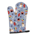 Dog House Collection Basset Hound Oven Mitt Heat Resistant Thick Oven Mitt for Hot Pans and Oven, Kitchen Mitt Protect Hands, Cooking Baking Glove