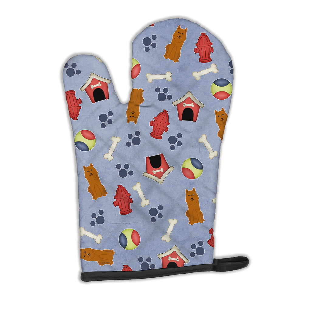 Dog House Collection Karelian Bear Dog Oven Mitt Heat Resistant Thick Oven Mitt for Hot Pans and Oven, Kitchen Mitt Protect Hands, Cooking Baking Glove