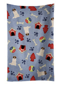 Dog House Collection Moscow Watchdog Kitchen Towel Velour Plush Front and Cotton Loop Back Machine Washable