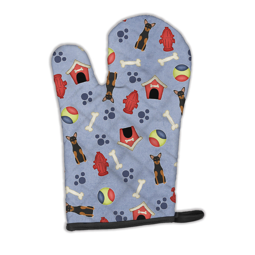 Dog House Collection Manchester Terrier Oven Mitt Heat Resistant Thick Oven Mitt for Hot Pans and Oven, Kitchen Mitt Protect Hands, Cooking Baking Glove
