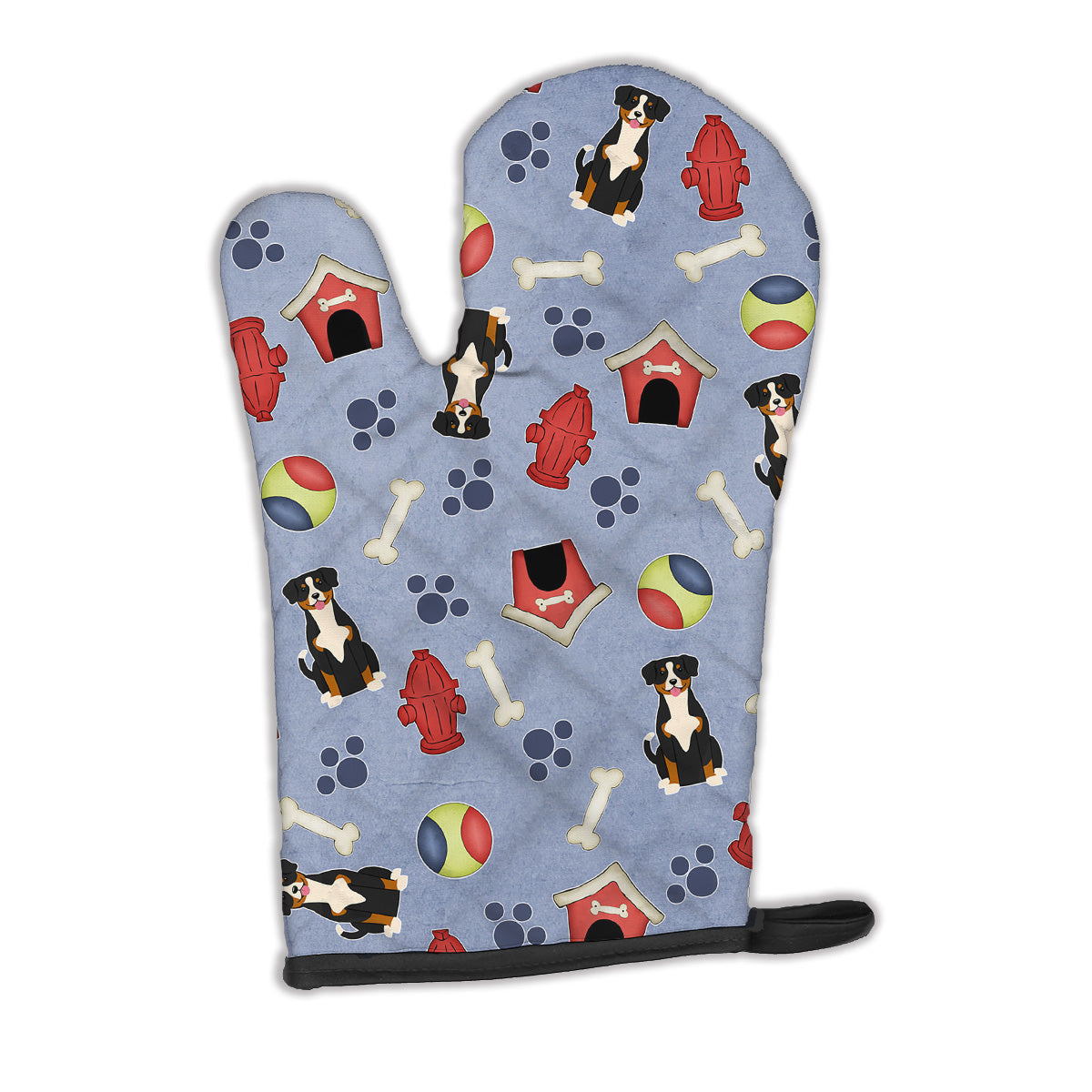 Dog House Collection Entlebucher Oven Mitt Heat Resistant Thick Oven Mitt for Hot Pans and Oven, Kitchen Mitt Protect Hands, Cooking Baking Glove