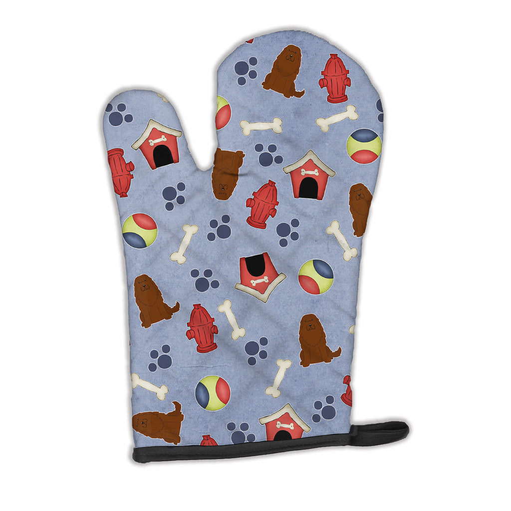 Dog House Collection Caucasian Shepherd Dog Oven Mitt Heat Resistant Thick Oven Mitt for Hot Pans and Oven, Kitchen Mitt Protect Hands, Cooking Baking Glove