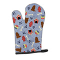 Dog House Collection Caucasian Shepherd Dog Oven Mitt Heat Resistant Thick Oven Mitt for Hot Pans and Oven, Kitchen Mitt Protect Hands, Cooking Baking Glove