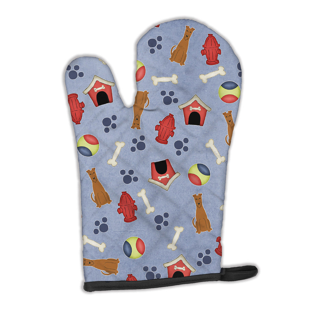 Dog House Collection Irish Terrier Oven Mitt Heat Resistant Thick Oven Mitt for Hot Pans and Oven, Kitchen Mitt Protect Hands, Cooking Baking Glove