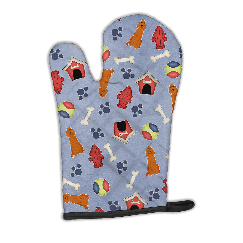 Dog House Collection Irish Setter Oven Mitt Heat Resistant Thick Oven Mitt for Hot Pans and Oven, Kitchen Mitt Protect Hands, Cooking Baking Glove