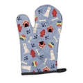 Dog House Collection Irish Wolfhound Oven Mitt Heat Resistant Thick Oven Mitt for Hot Pans and Oven, Kitchen Mitt Protect Hands, Cooking Baking Glove