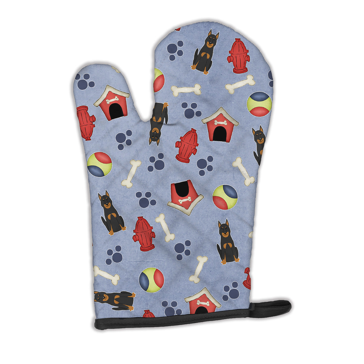 Dog House Collection Beauce Shepherd Dog Oven Mitt Heat Resistant Thick Oven Mitt for Hot Pans and Oven, Kitchen Mitt Protect Hands, Cooking Baking Glove