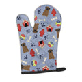 Dog House Collection Bullmastiff Oven Mitt Heat Resistant Thick Oven Mitt for Hot Pans and Oven, Kitchen Mitt Protect Hands, Cooking Baking Glove