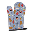 Dog House Collection Cocker Spaniel Red Oven Mitt Heat Resistant Thick Oven Mitt for Hot Pans and Oven, Kitchen Mitt Protect Hands, Cooking Baking Glove