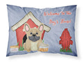Dog House Collection French Bulldog Cream Standard Pillowcase Lightweight Super Soft Easy Care Decorative Artwork Pillowcase, Standard