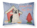 Dog House Collection Mastiff Brindle White Standard Pillowcase Lightweight Super Soft Easy Care Decorative Artwork Pillowcase, Standard