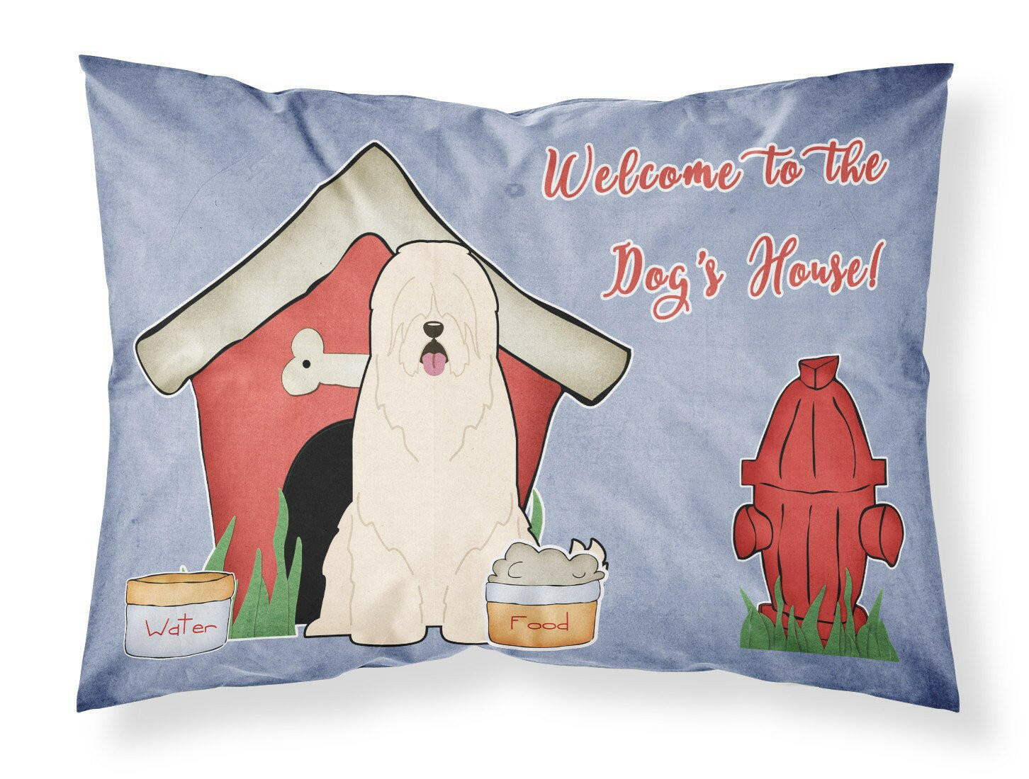 Dog House Collection South Russian Sheepdog Standard Pillowcase Lightweight Super Soft Easy Care Decorative Artwork Pillowcase, Standard
