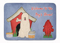 Dog House Collection South Russian Sheepdog Memory Foam Kitchen Mat Machine Washable Anti-Fatigue Cushion Comfort Bath or Kitchen Rug
