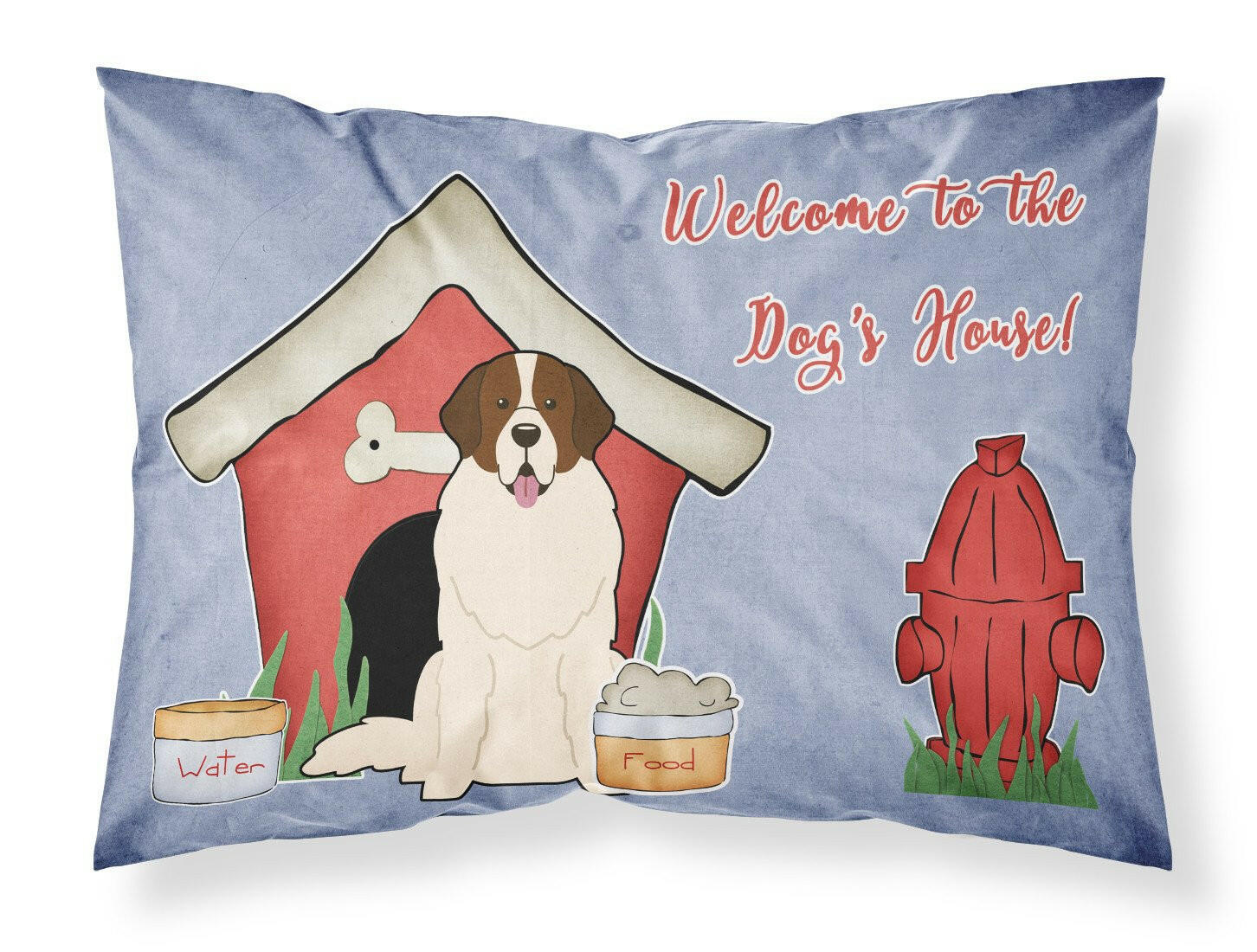 Dog House Collection Moscow Watchdog Standard Pillowcase Lightweight Super Soft Easy Care Decorative Artwork Pillowcase, Standard