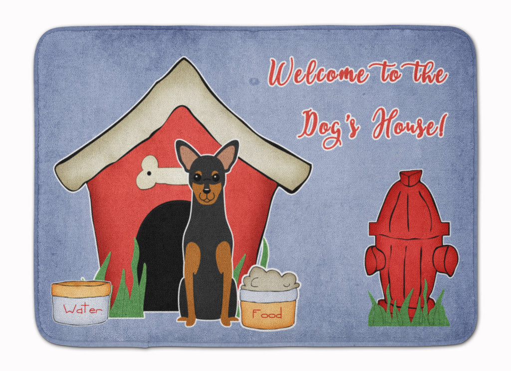 Dog House Collection Manchester Terrier Memory Foam Kitchen Mat Machine Washable Anti-Fatigue Cushion Comfort Bath or Kitchen Rug