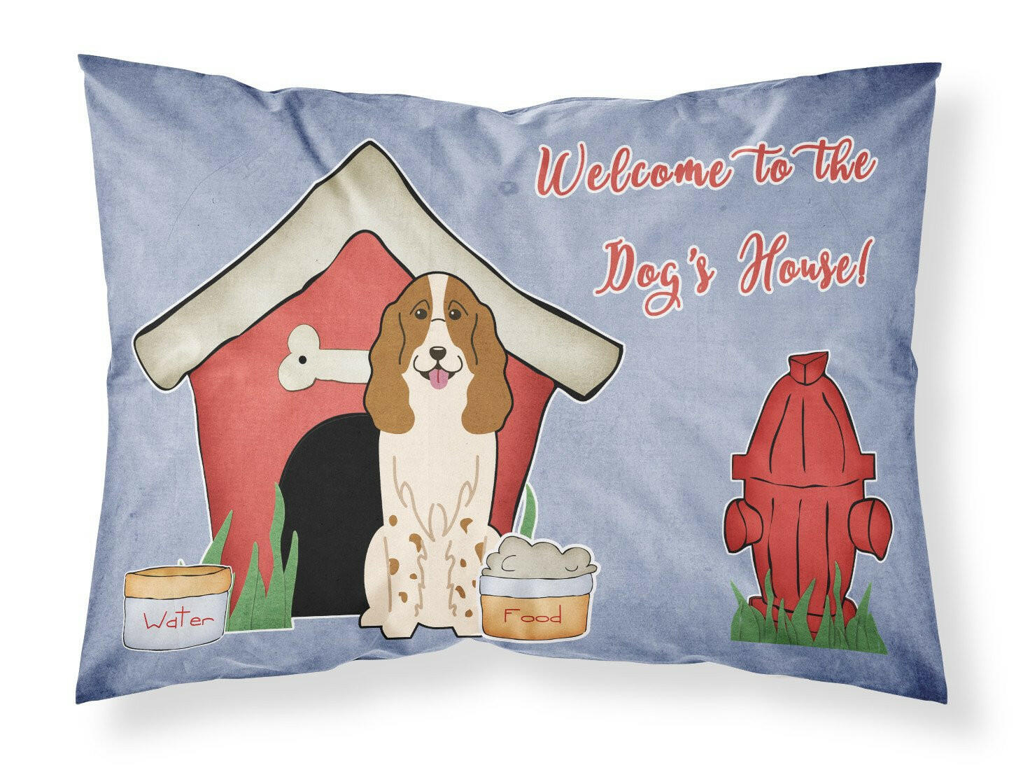 Dog House Collection Russian Spaniel Standard Pillowcase Lightweight Super Soft Easy Care Decorative Artwork Pillowcase, Standard