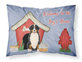 Dog House Collection Bernese Mountain Dog Standard Pillowcase Lightweight Super Soft Easy Care Decorative Artwork Pillowcase, Standard