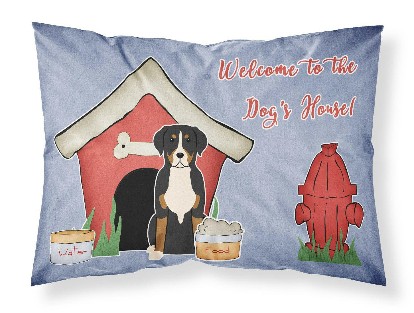 Dog House Collection Greater Swiss Mountain Dog Standard Pillowcase Lightweight Super Soft Easy Care Decorative Artwork Pillowcase, Standard