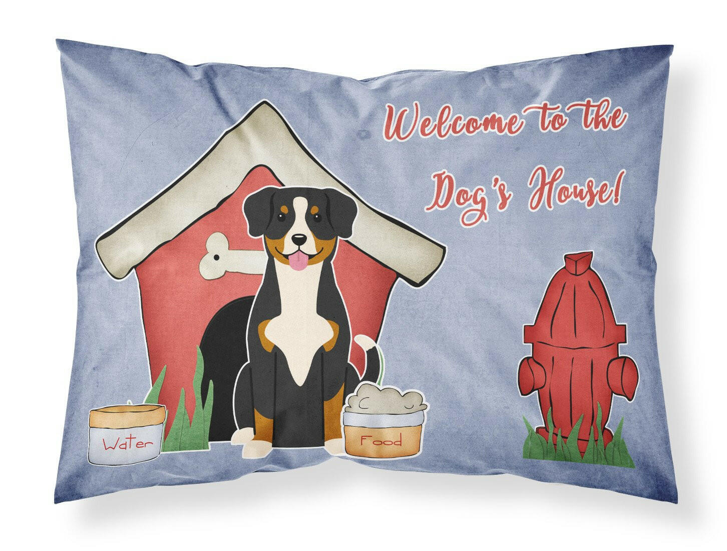 Dog House Collection Entlebucher Standard Pillowcase Lightweight Super Soft Easy Care Decorative Artwork Pillowcase, Standard