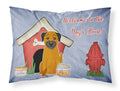Dog House Collection Border Terrier Standard Pillowcase Lightweight Super Soft Easy Care Decorative Artwork Pillowcase, Standard
