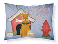 Dog House Collection Airedale Standard Pillowcase Lightweight Super Soft Easy Care Decorative Artwork Pillowcase, Standard