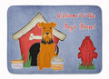 Dog House Collection Airedale Memory Foam Kitchen Mat Machine Washable Anti-Fatigue Cushion Comfort Bath or Kitchen Rug