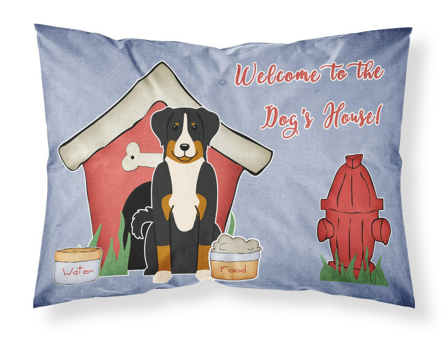 Dog House Collection Appenzeller Sennenhund Standard Pillowcase Lightweight Super Soft Easy Care Decorative Artwork Pillowcase, Standard