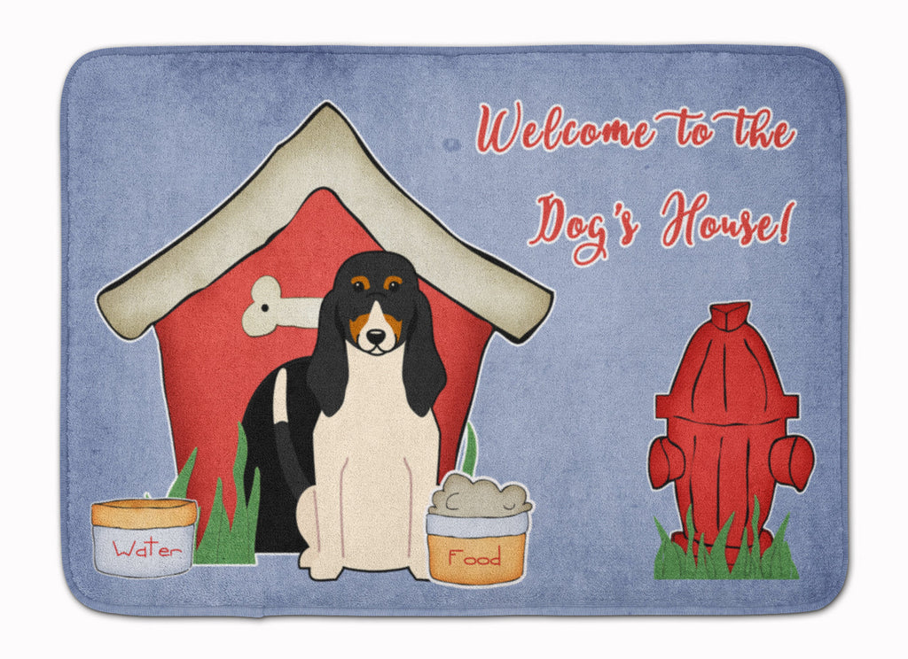 Dog House Collection Swiss Hound Memory Foam Kitchen Mat Machine Washable Anti-Fatigue Cushion Comfort Bath or Kitchen Rug