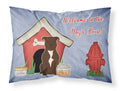 Dog House Collection Staffordshire Bull Terrier Chocolate Standard Pillowcase Lightweight Super Soft Easy Care Decorative Artwork Pillowcase, Standard
