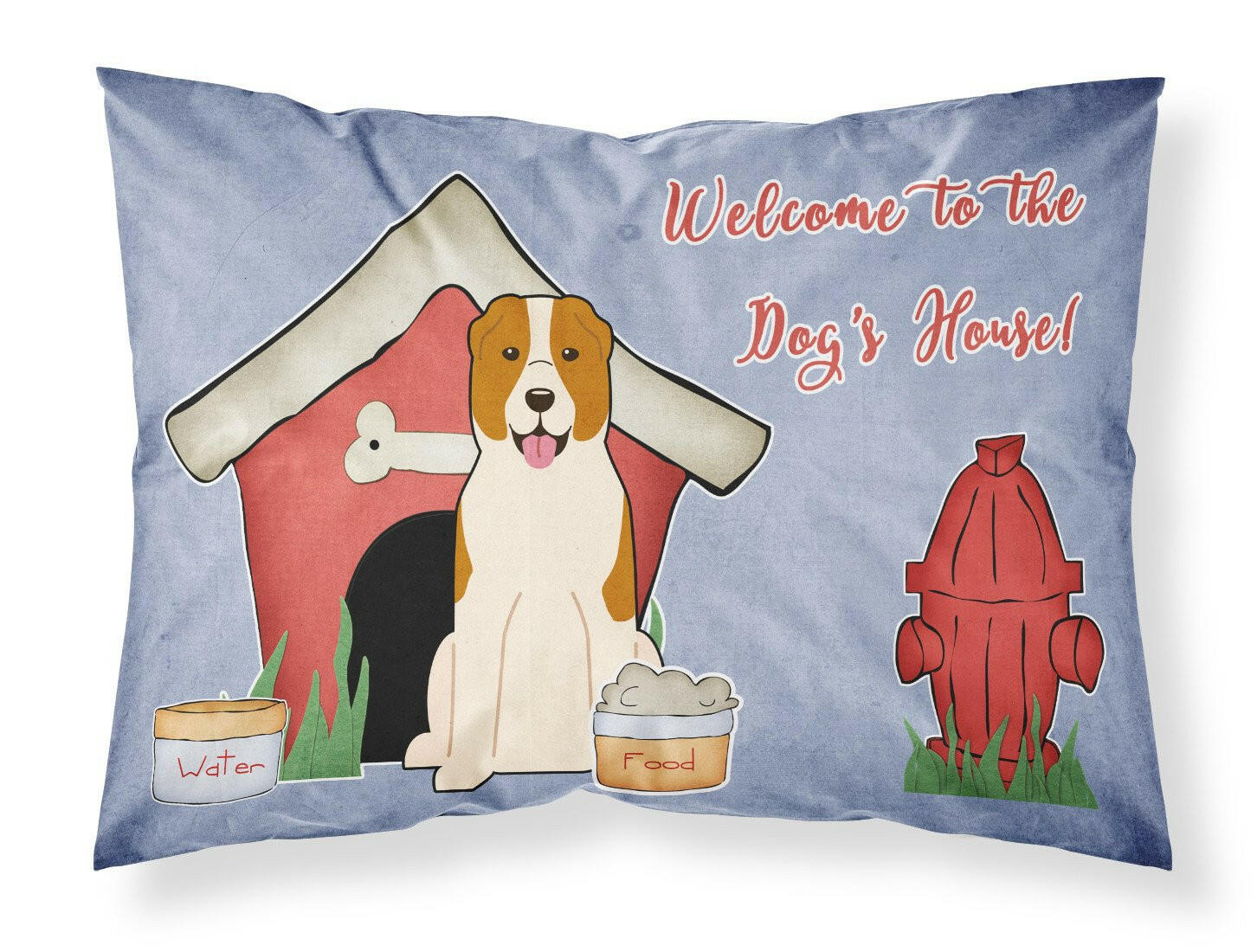Dog House Collection Central Asian Shepherd Dog Standard Pillowcase Lightweight Super Soft Easy Care Decorative Artwork Pillowcase, Standard