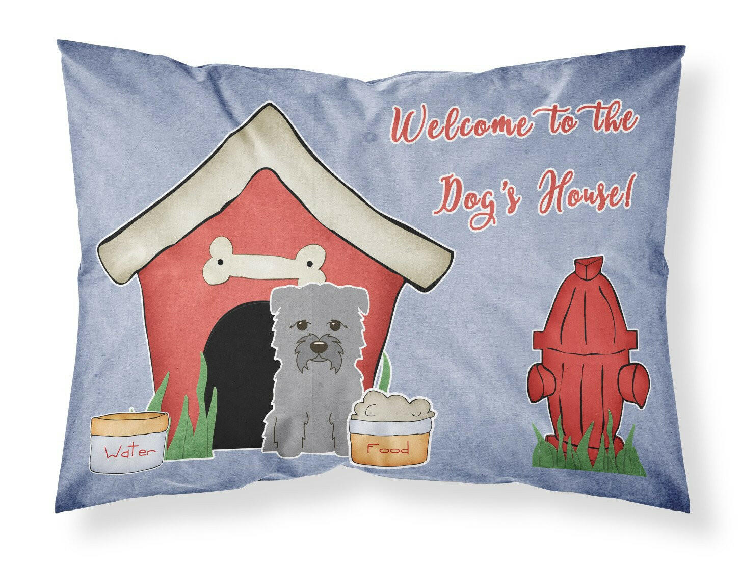 Dog House Collection Glen of Imal Grey Standard Pillowcase Lightweight Super Soft Easy Care Decorative Artwork Pillowcase, Standard
