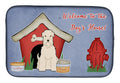 Dog House Collection Soft Coated Wheaten Terrier Dish Drying Mat Absorbent Dish Drying Mat Pad for Kitchen Counter Dish Drainer Mat for Countertop, 14 x 21", Multicolor