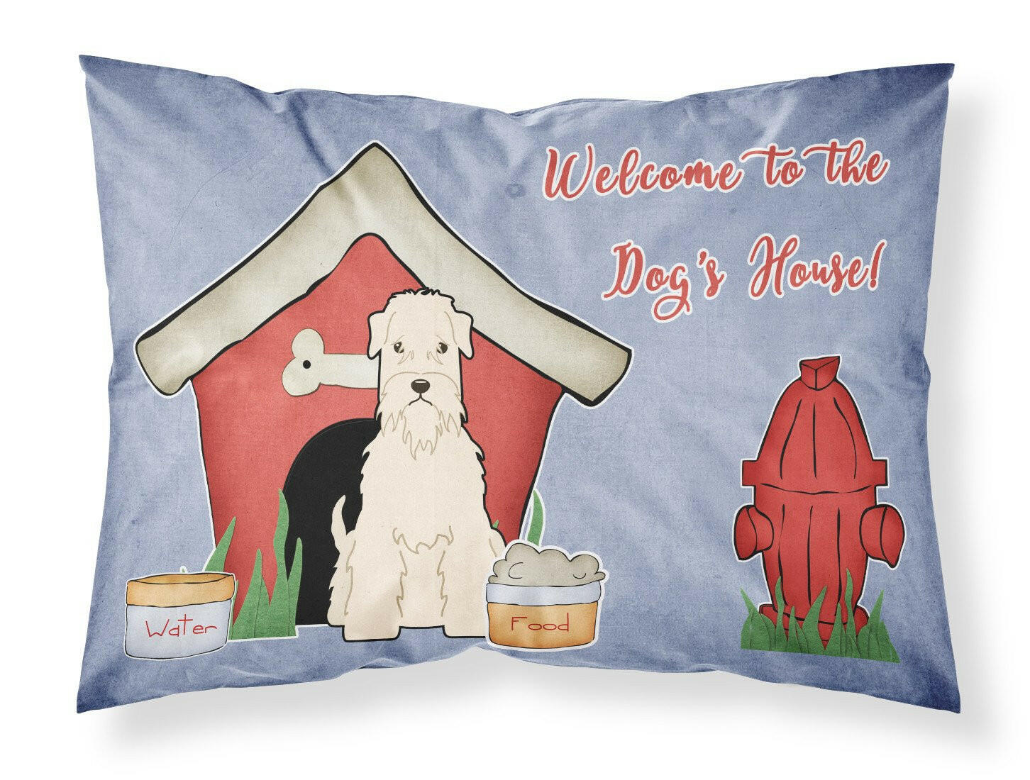 Dog House Collection Soft Coated Wheaten Terrier Standard Pillowcase Lightweight Super Soft Easy Care Decorative Artwork Pillowcase, Standard