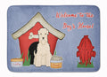 Dog House Collection Soft Coated Wheaten Terrier Memory Foam Kitchen Mat Machine Washable Anti-Fatigue Cushion Comfort Bath or Kitchen Rug
