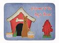 Dog House Collection Irish Terrier Memory Foam Kitchen Mat Machine Washable Anti-Fatigue Cushion Comfort Bath or Kitchen Rug