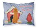 Dog House Collection Irish Setter Standard Pillowcase Lightweight Super Soft Easy Care Decorative Artwork Pillowcase, Standard