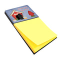 Dog House Collection Poodle Black Watercolor Sticky Note Holder Refillable Dispenser Desk Accessory 3x3 Pad Gift