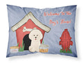Dog House Collection Bichon Frise Standard Pillowcase Lightweight Super Soft Easy Care Decorative Artwork Pillowcase, Standard