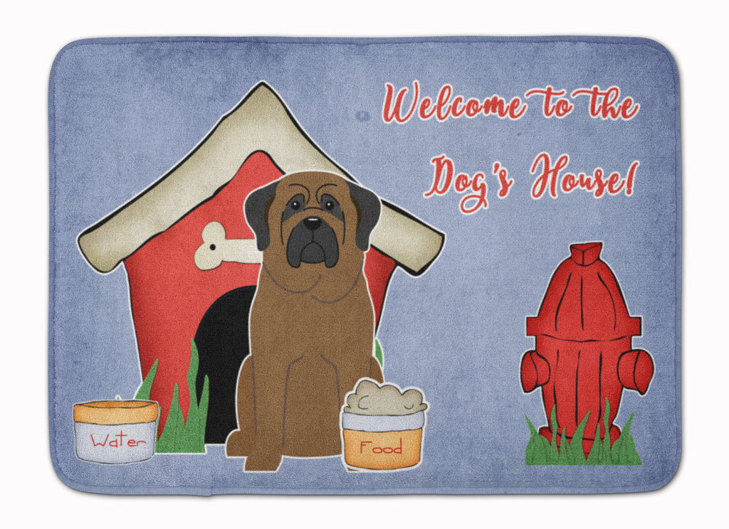 Dog House Collection Bullmastiff Memory Foam Kitchen Mat Machine Washable Anti-Fatigue Cushion Comfort Bath or Kitchen Rug