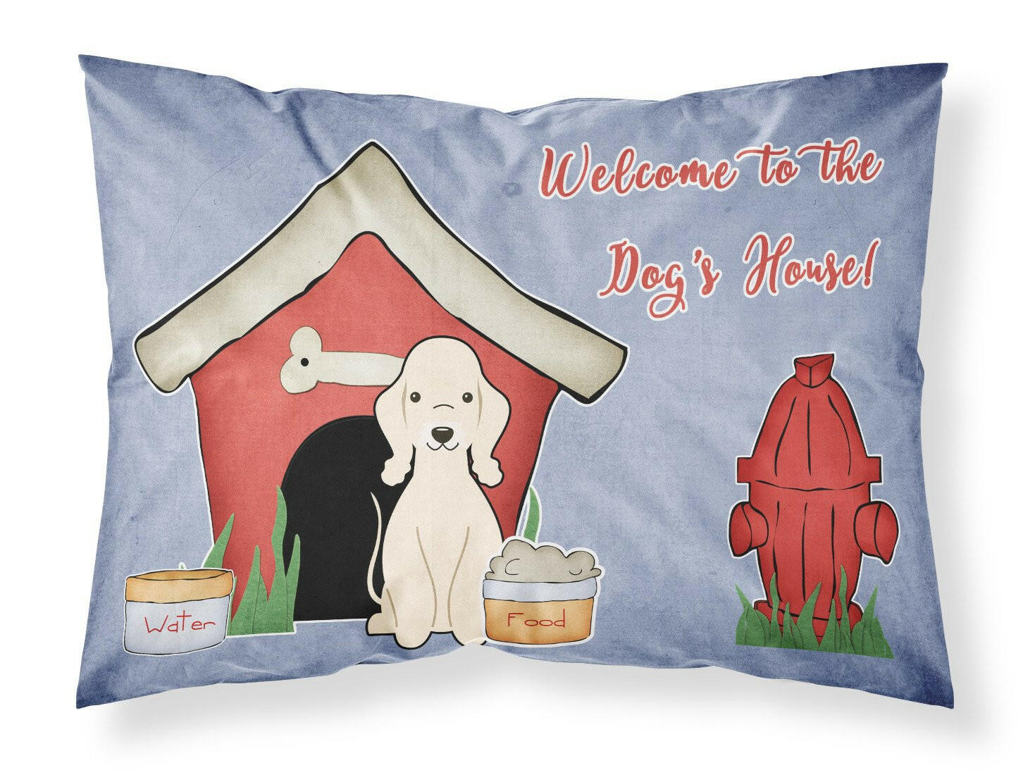 Dog House Collection Bedlington Terrier Sandy Standard Pillowcase Lightweight Super Soft Easy Care Decorative Artwork Pillowcase, Standard