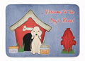 Dog House Collection Bedlington Terrier Sandy Memory Foam Kitchen Mat Machine Washable Anti-Fatigue Cushion Comfort Bath or Kitchen Rug